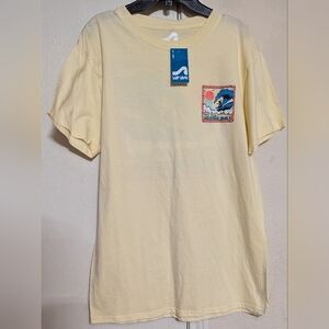 Surf Style Melbourne Beach Yellow T-Shirt Size M NWT MSRP $27